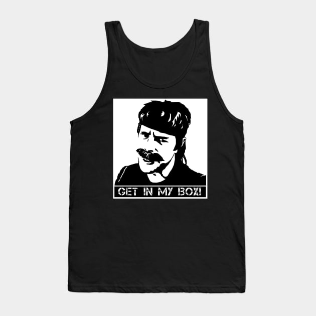 SNAKE "GET IN MY BOX" Black Tee Tank Top by Beat Down Boogie